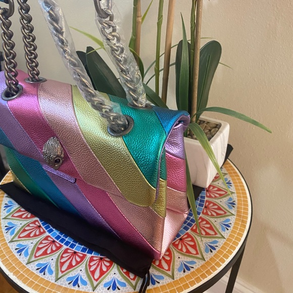 Kurt Geiger Kensington Leather Convertible Shoulder Bag - Picture 4 of 12